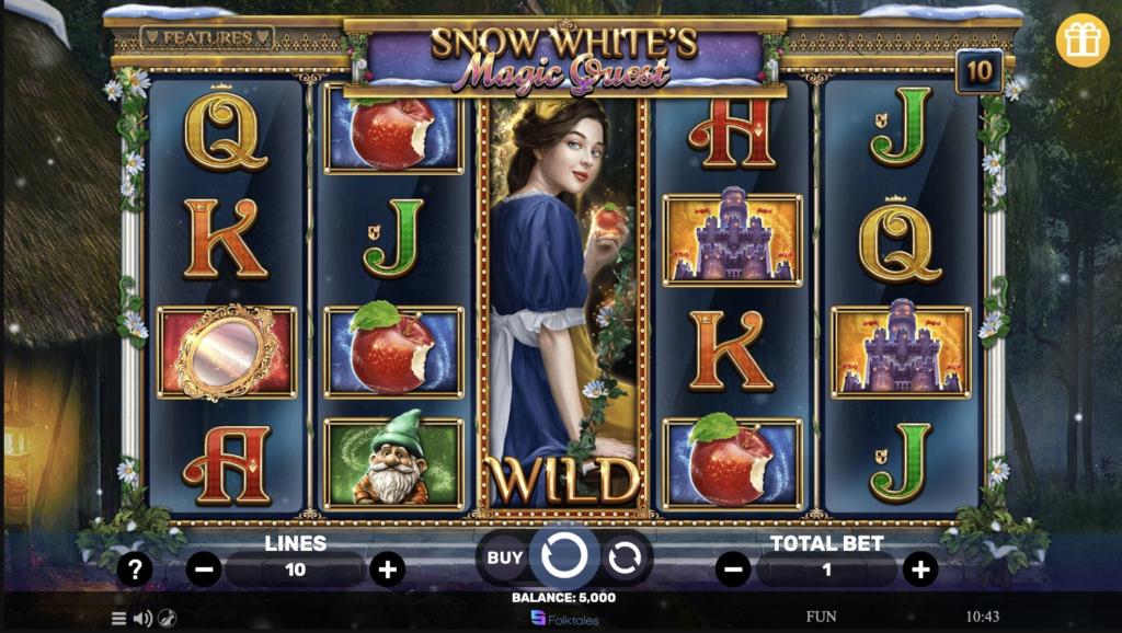 Online Casino Game: Snow White's Magic Quest