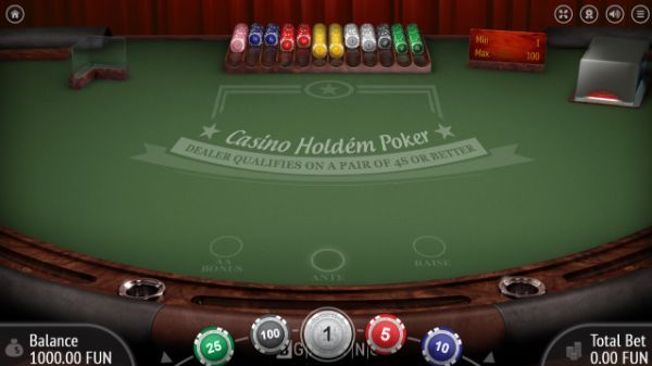 Online Casino Game: Casino Hold'em