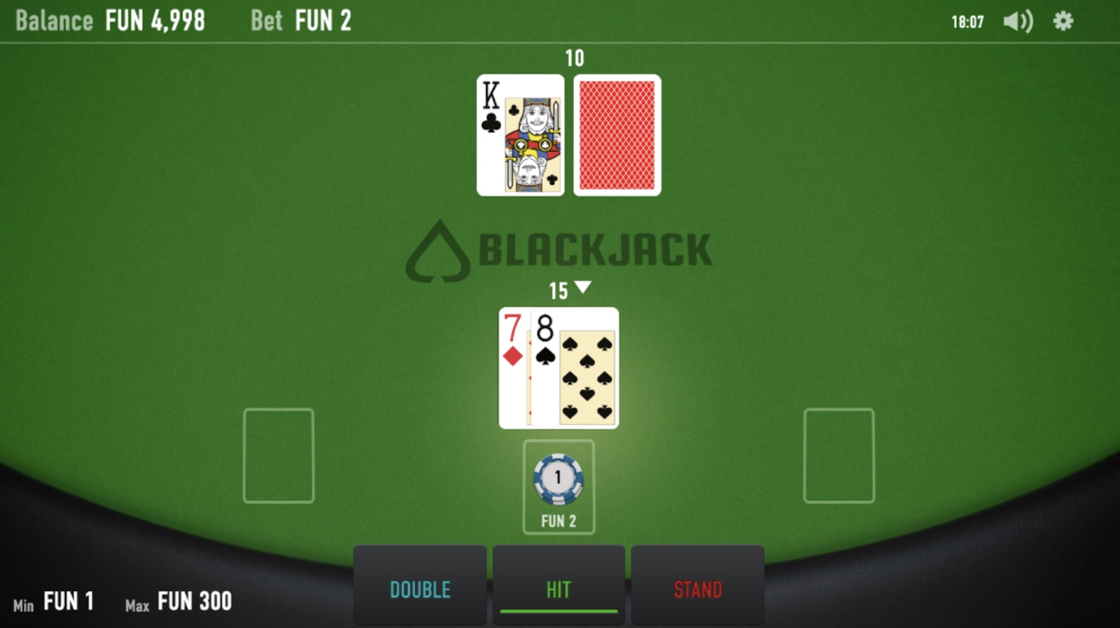 Online Casino Game: Blackjack Neo