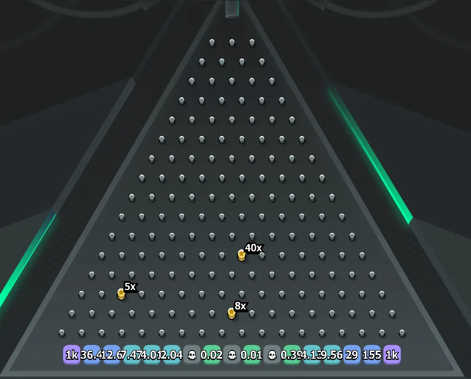 Plinko on BC GAME