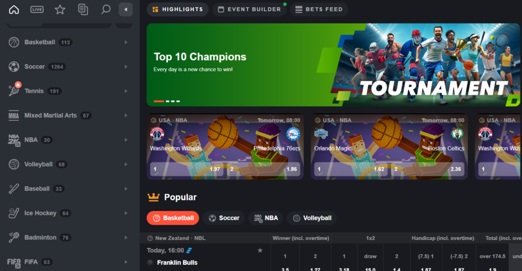 Bons Casino Sports Betting