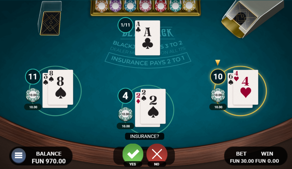 BlackJack Royal Bons Casino Table Game