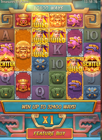 Bons Casino Slot Game Treasures of Aztec