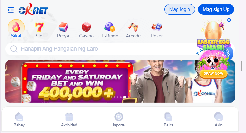 Our exclusive campaign! Sign up for OKBET for free and get a bonus ₱300!