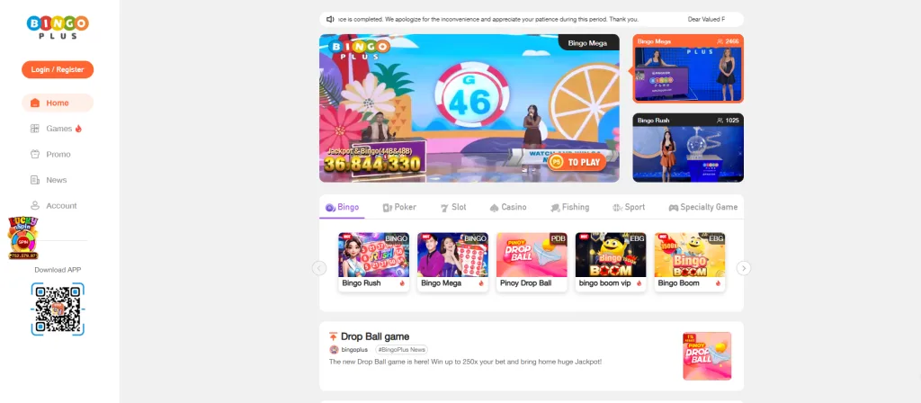 GCash at BingoPlus Online Casino