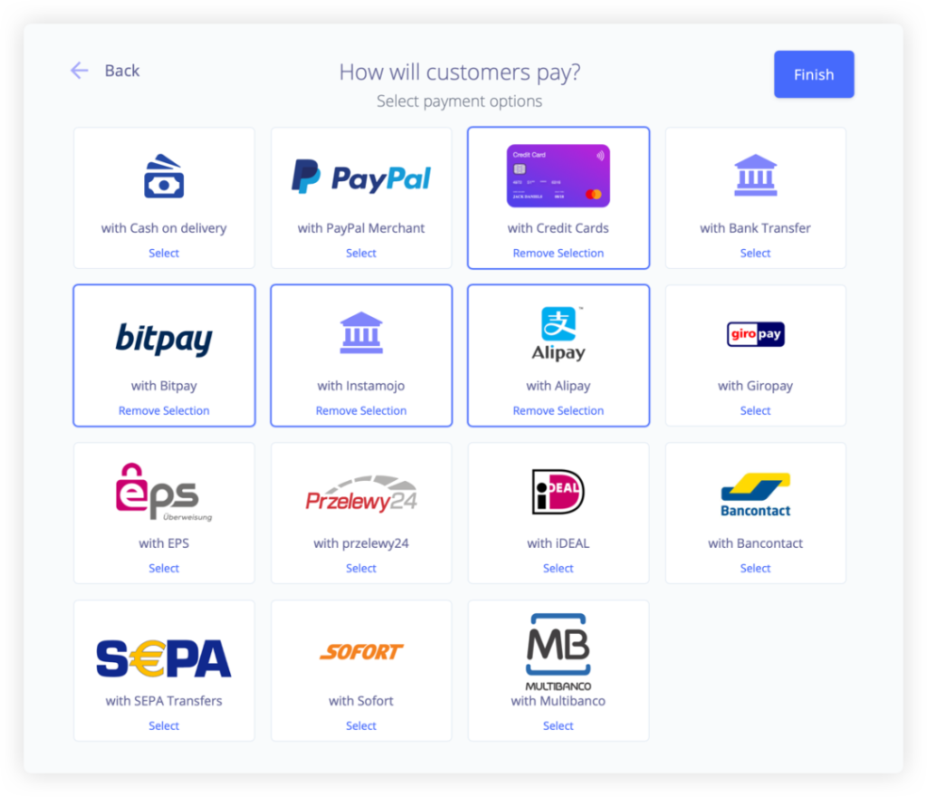 What are the payment methods for online casinos?