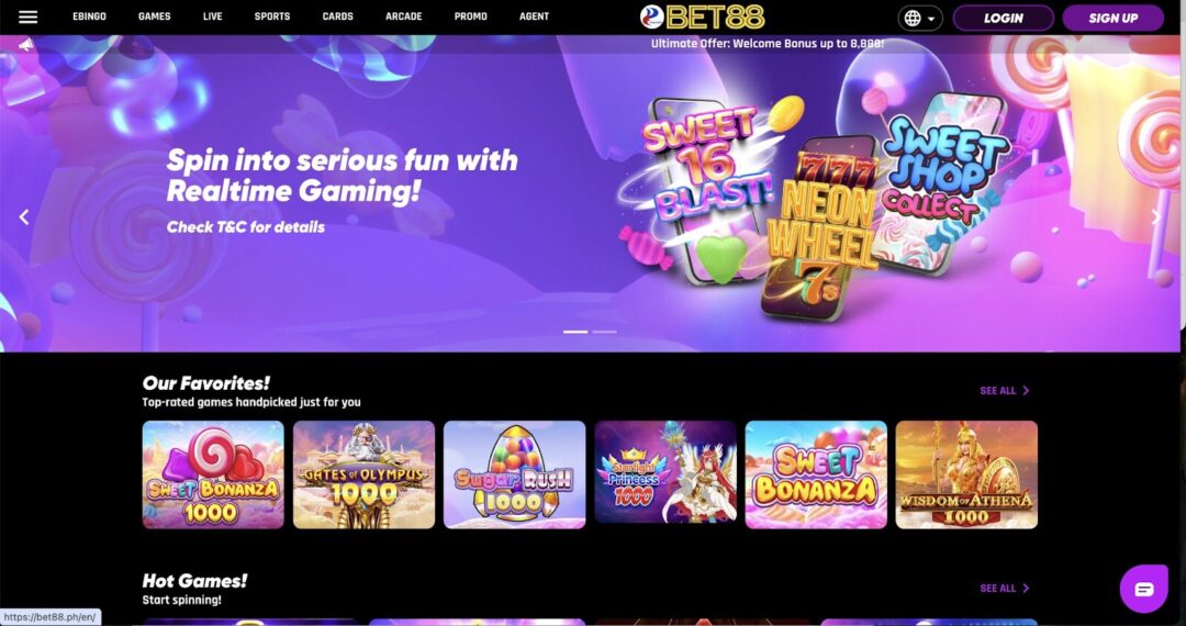 Get to know BET88! Great bonuses, games to earn money, smooth deposits and withdrawals, and lots of other attractions!