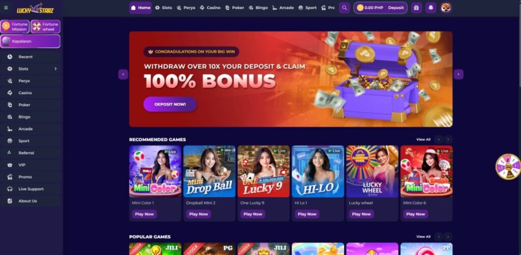 Use GCash at PAGCOR-Licensed Online Casino "Luckystarz"!