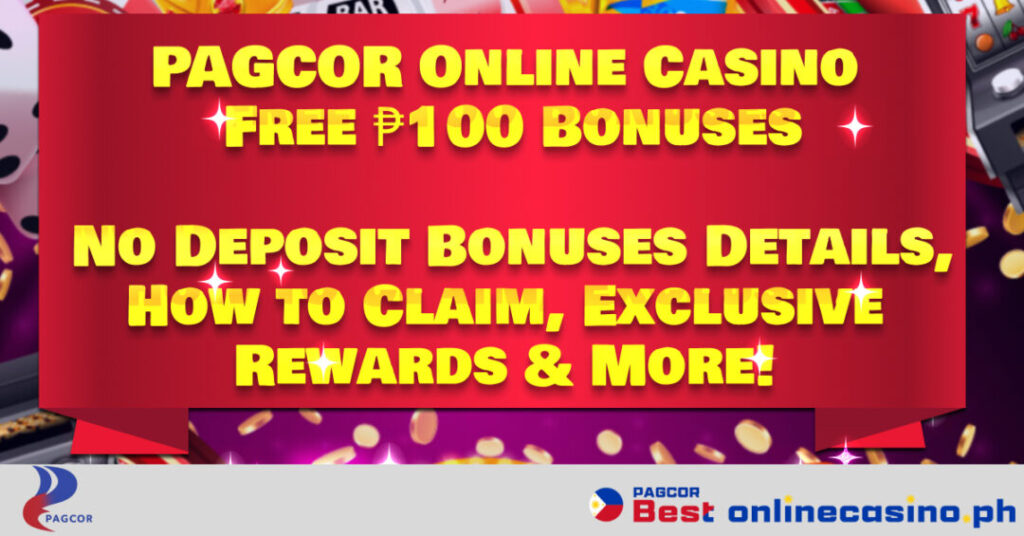 PAGCOR Online Casino with Free ₱100 Bonus