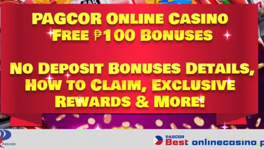 PAGCOR Online Casino with Free ₱100 Bonus