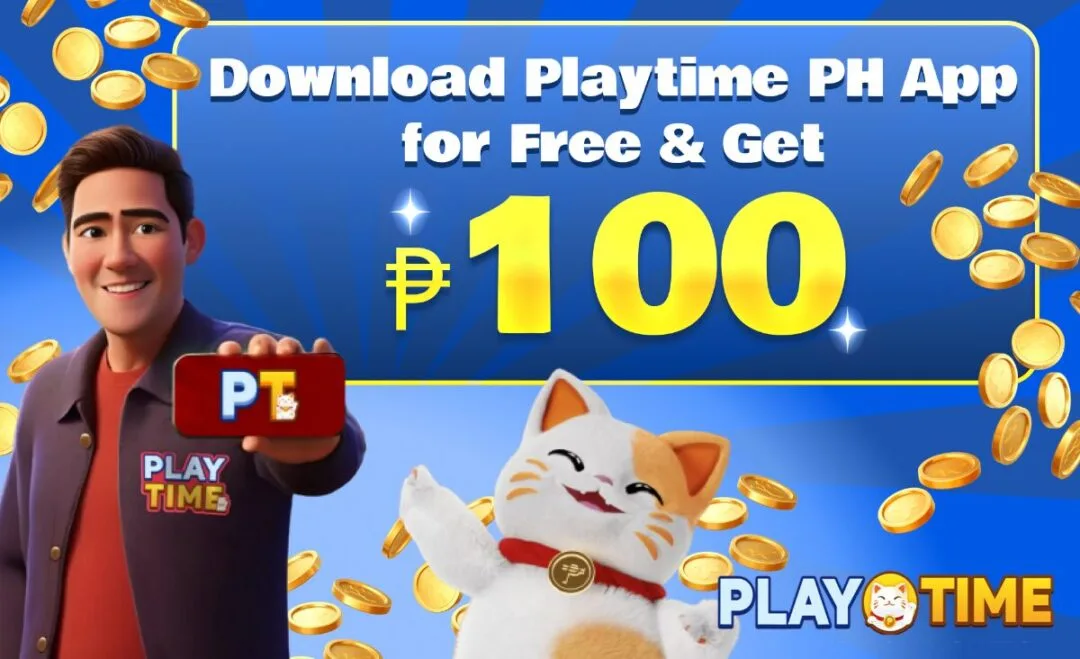Download Playtime PH App for Free & Get ₱300 !