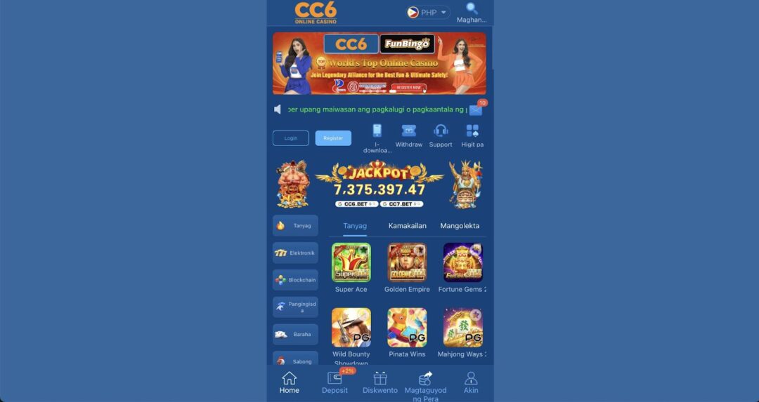CC6 Overview: Play online casinos on your mobile and enjoy great deals with generous bonuses!