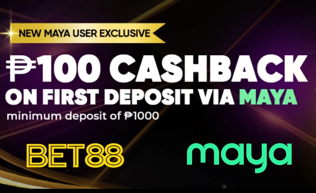 New BET88 Deposit Bonus for Maya Users – Get ₱100 Cashback Voucher Instantly