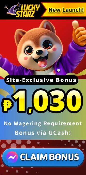 Luckystarz ₱30 exclusive free bonus
