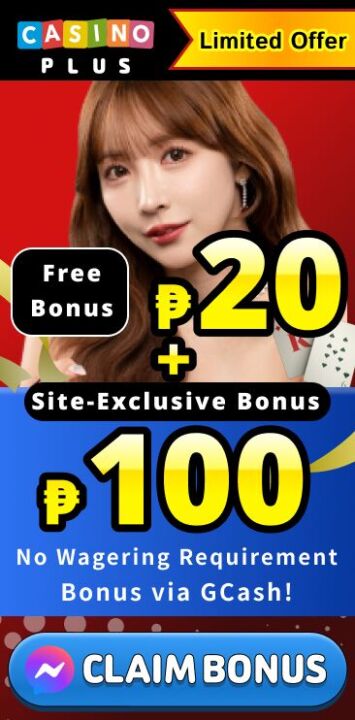 Casino Plus exclusive ₱100 bonus
