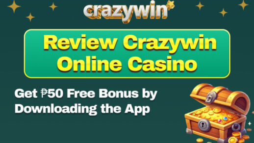 Crazywin Online Casino Review – Get ₱50 Free Bonus by Downloading the App