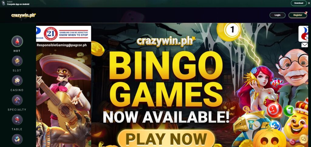 Crazywin Online Casino – Quick Overview