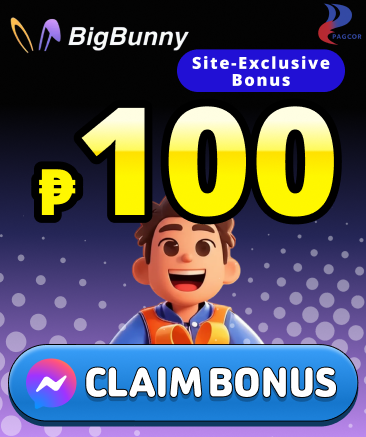 BigBunny site-exclusive bonus ₱100 claim bonus