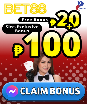 BET88 Free bonus ₱20 Site-Exclusive Bonus ₱100 Claim Bonus