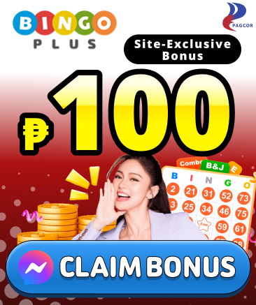 BingoPlus site-exclusive bonus ₱100 claim bonus