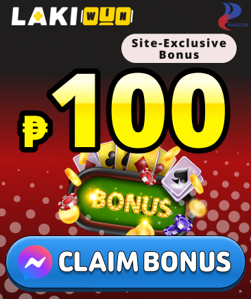 Lakiwin Site-Exclusive Bonus ₱100 Claim Bonus