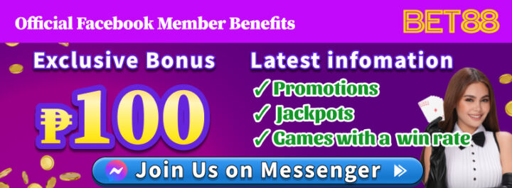 BET88 Official Facebook Member Benefits Exclusive Bonus ₱100