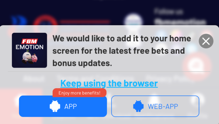 Download Guide for the FBM EMOTION Online Casino App (Step-by-Step)