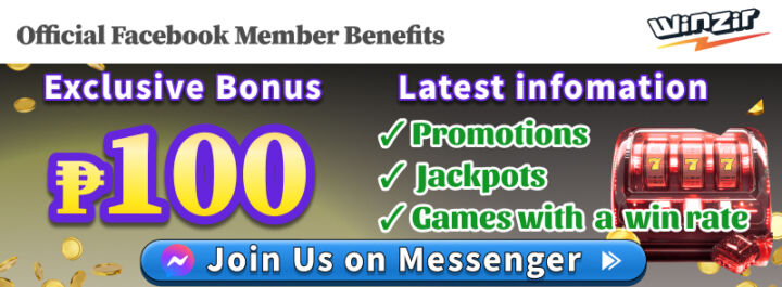 Winzir Official Facebook Member Benefits Exclusive Bonus ₱100