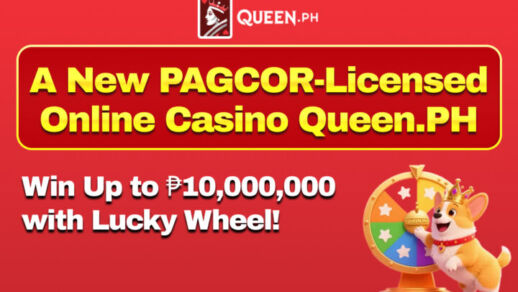A New PAGCOR-Licensed online casino Queen.PH win up to ₱10,000,000 With Lucky Wheel！