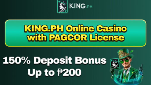 KING.PH online casino with PAGCOR License 150% Deposit Bonus Up to ₱200