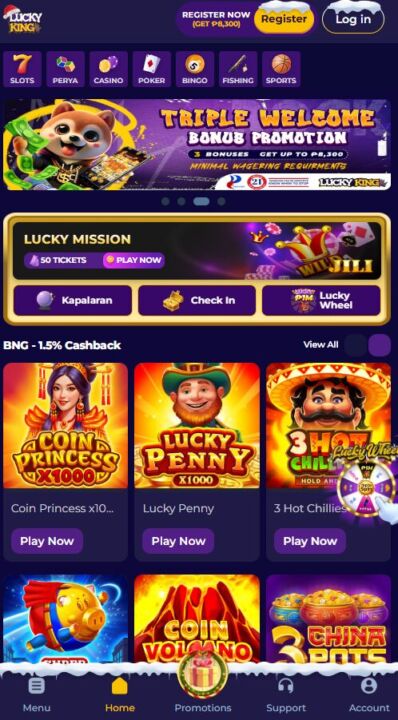 【New in the Philippines】LuckyKingz(Luckystarz) Online Casino Now Supports GCash