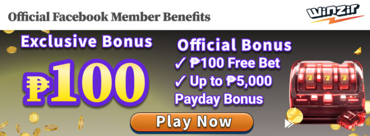 Winzir Exclusive ₱100 and Official Bonuses