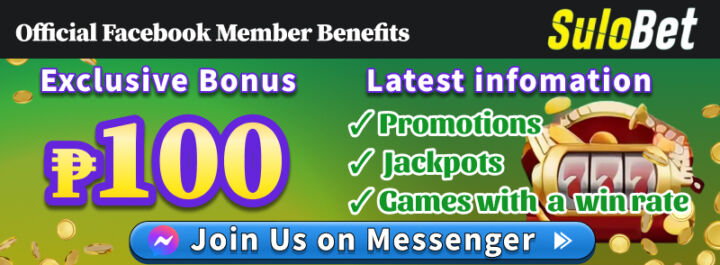 SuloBet Official Facebook Member Benefits Exclusive Bonus ₱100