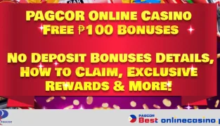 PAGCOR Online Casino with Free ₱100 Bonus